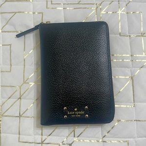 Black leather Kate spade Planner